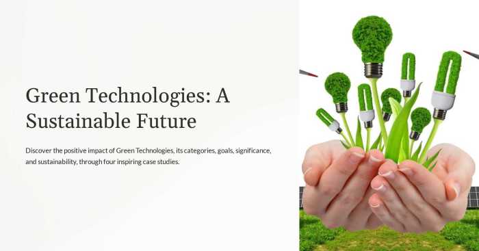Teknologi green energy & sustainability